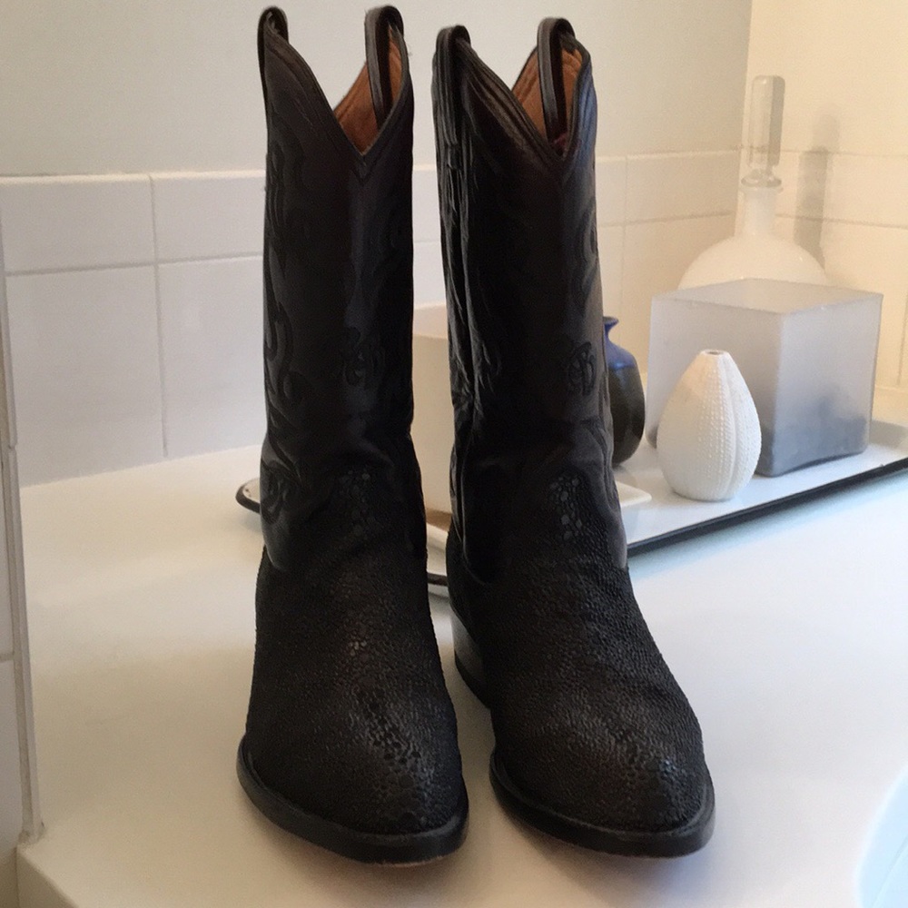 Rogers Boots Bota Vaquera Caiman Chocolate